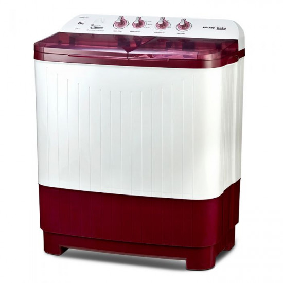 8 kg Semi Automatic Washing Machine (Burgundy) WTT80DBRT